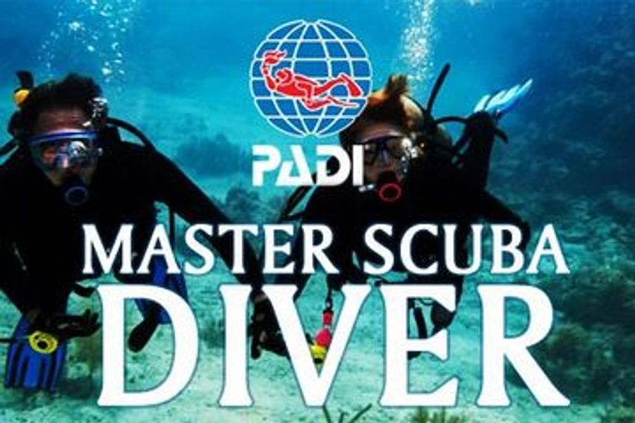 PADI Master Scuba Diver course cover